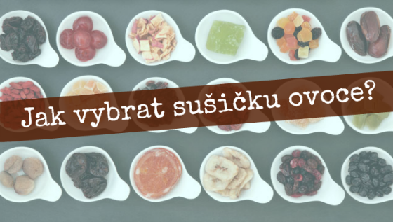 Jak vybrat sušičku ovoce?