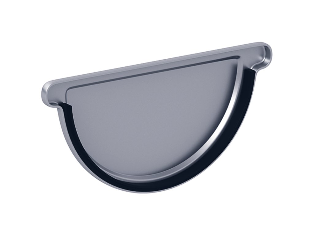 Pozinkované čelo žlabu s těsněním 250 mm ZAHRADA JEŽEK