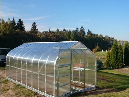 Zahradní skleník Gardentec STANDARD 4 x 2,5 m  + 5 tyčí na rajčata + sada těsnění