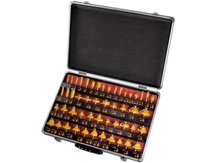 PROTECO sada profilových fréz na dřevo 50-dílná