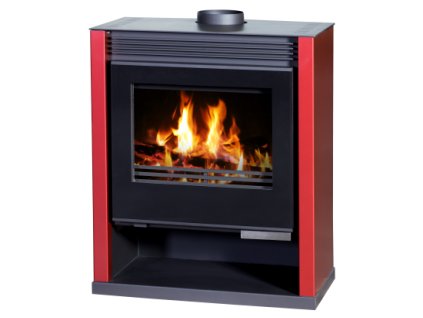 Krbová kamna Victoria Rubin Lux červená