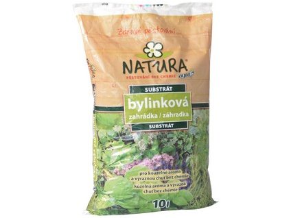 Substrát NATURA bylinková zahrádka a výsev 10 l