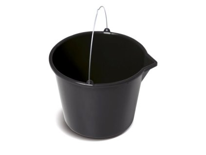 Vědro zahradní s nálevkou BUCKET černé 16l