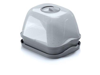 Sadbovač RESPANA TABLE GREENHOUSE s víkem šedý kámen 26 cm