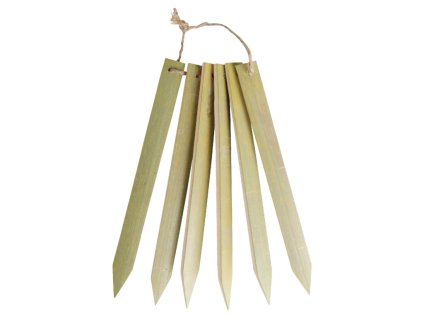 Bambusové štítky k rostlinám