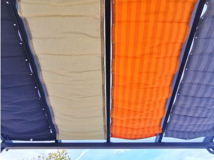 Stínění pro pergoly Terrassendach Premium Golden Crop, 0,95 x 4,9 m