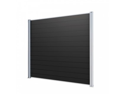 Zadní stěna ke Carport Premium, bílá / tmavě šedá