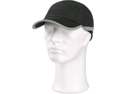 Cepice s plastovou vyztuhou CXS Cran SM923, cerna