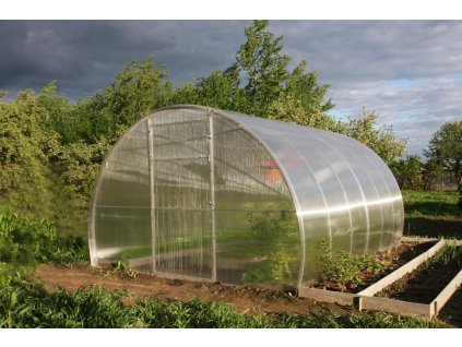 Zahradní skleník LEGI KALE 3 - 3,14 x 12 m, 4 mm  + 2 x silikon na polykarbonát