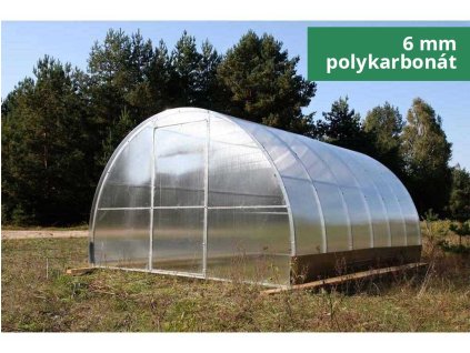 Zahradní skleník LEGI KAROT - 3,3 x 10 m, 6 mm  + 2 x silikon na polykarbonát
