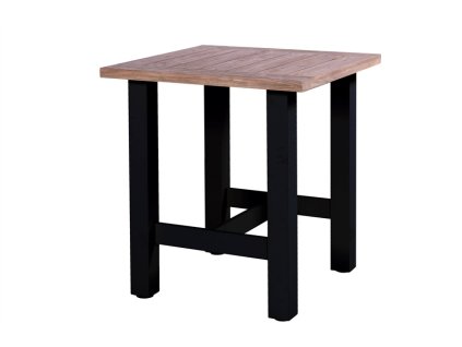 Barový stůl Yasmani 100 x100 x110cm, Carbon Black