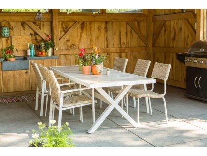 Zahradní souprava Canterbury + 6x židle Santa Marta