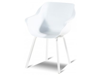Jídelní židle Sophie Element s ALU podnoží, Royal White