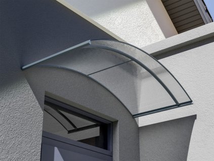 Vchodová stříška Covernit RODEO, antracit/čirá