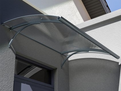 Vchodová stříška Covernit L-160, antracit/čirá