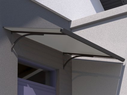 Vchodová stříška Covernit T-160, šedá/bronz