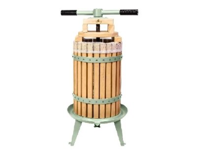 Dřevěný lis na ovoce PROFI - moštovač - 6 litrů