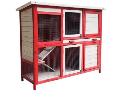 Dřevěná králíkárna RIGA, 1175x410x1000 mm