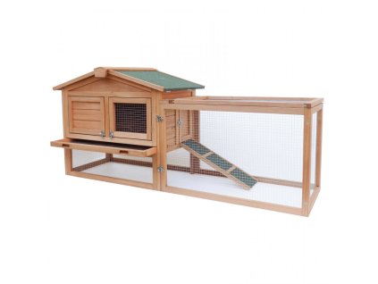 Dřevěná králíkárna ADANA, 1560x520x680 mm