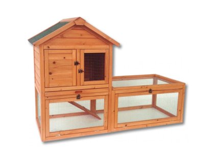 Dřevěná králíkárna nebo kurník OSTRAVA, 1420x650x1000mm