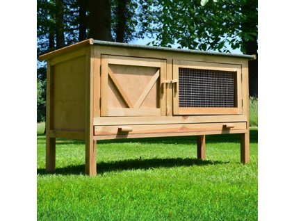 Dřevěná králíkárna KOŠICE, 1180x450x690 mm