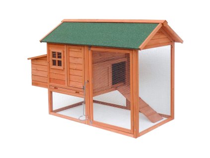Dřevěný kurník MILÁNO MAXI, 2200x740x1200 mm