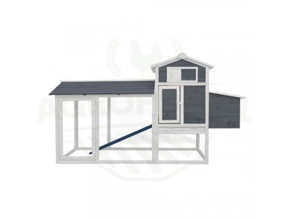 Dřevěný kurník HAMBURG, 2045x765x1165 mm