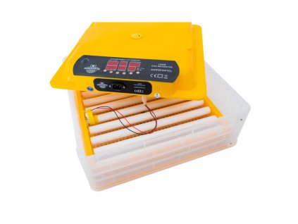 NOVÝ MODEL - Automatická líheň s regulací vlhkosti WQ-60 pro 60 vajec. S prosvětlovačkou. DÁREK ZDARMA