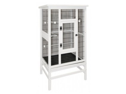 Voliéra pro ptáky Kerbl dřevěná, masiv, 82 x 67 x 151 cm