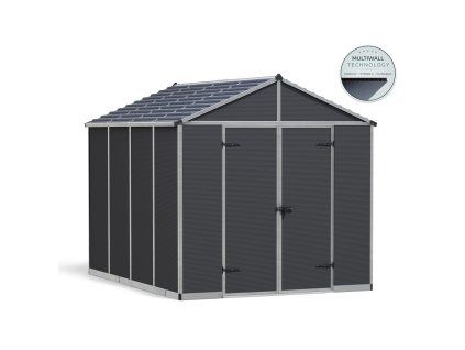 3516549 zahradni domek palram canopia rubicon 8 x 10 antracit