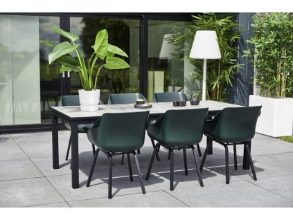 Zahradní souprava Hartman Sophie Comino, židle night green