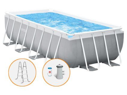 Bazén INTEX Prism Frame Set 300 x 175 x 80 cm s příslušenstvím - 26784