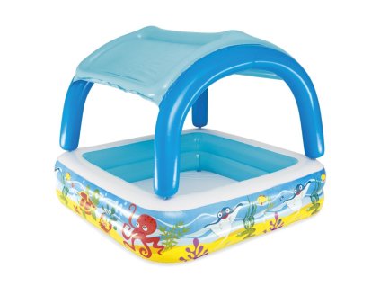 Dětský bazén 52192 se stříškou 140 x 140 x 114 cm