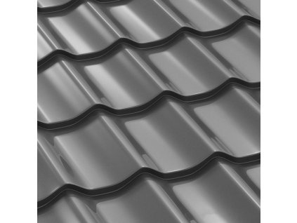 Plechová střešní krytina Classic Tile 2250 x 1200 mm grafit