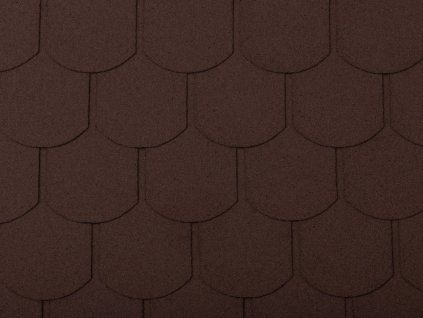 Samolepicí asfaltový šindel Uni Strong bobrovka hnědá