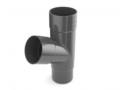 Plastové napojení do svodu Covernit PVC 90 mm antracit