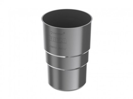 Plastová spojka svodu Covernit PVC 90 mm antracit