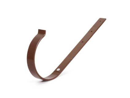 Pozinkovaný žlabový hák Covernit PVC 125 mm hnědá