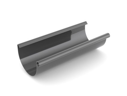 Plastový okapový žlab Covernit PVC 3 m x 75 mm antracit