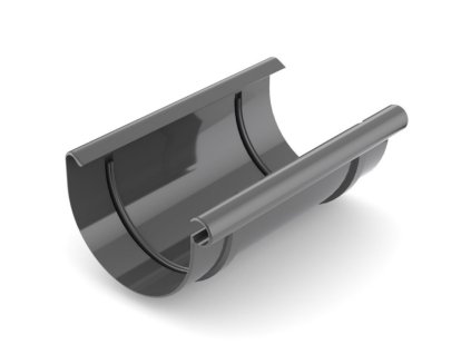 Plastová spojka žlabu Covernit PVC 75 mm antracit