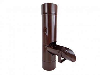 Lakovaný chrlič pro sběr dešťové vody Covernit 80 mm hnědá