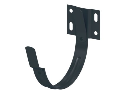 Lakovaný žlabový hák Covernit čelní 333 mm antracit