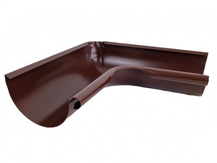 Lakovaný roh žlabu Covernit Vnitřní 333 mm hnědá