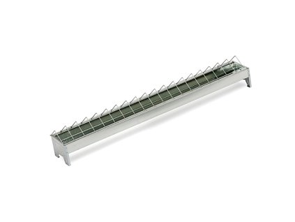 Žlabové krmítko pozinkované - pro kuřata - 13x100 cm, CF033.30