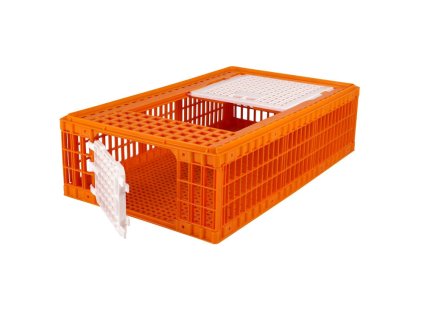 Přepravní box na drůbež - 2 dvířka, 97x58x29cm