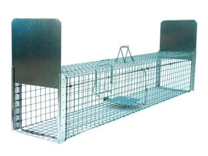 Profesionální past na lišky, kuny, vydry a kočky KENNIVA ST130x34x34V2