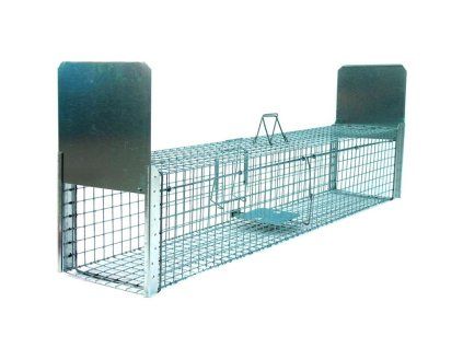 Profesionální past na lišky, kuny, vydry a kočky KENNIVA ST120x34x34V2