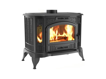 Krbová kamna KRATKI KOZA K9 ASDP s automatickou regulací (150mm), černá