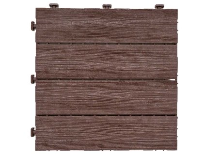 gumova dlazdice arista wood 30 x 30 cm hneda