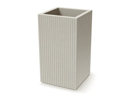 Květináč CORO SQUARE HIGH 40 cm, písková